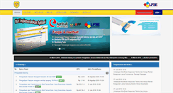 Desktop Screenshot of lpse.gunungmaskab.go.id